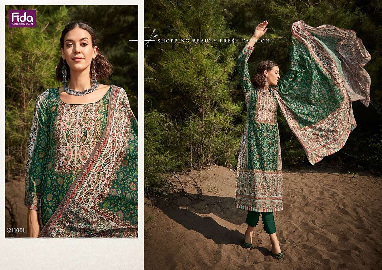 Fida Avnoor Digital Cotton Dress Material Wholesale catalog