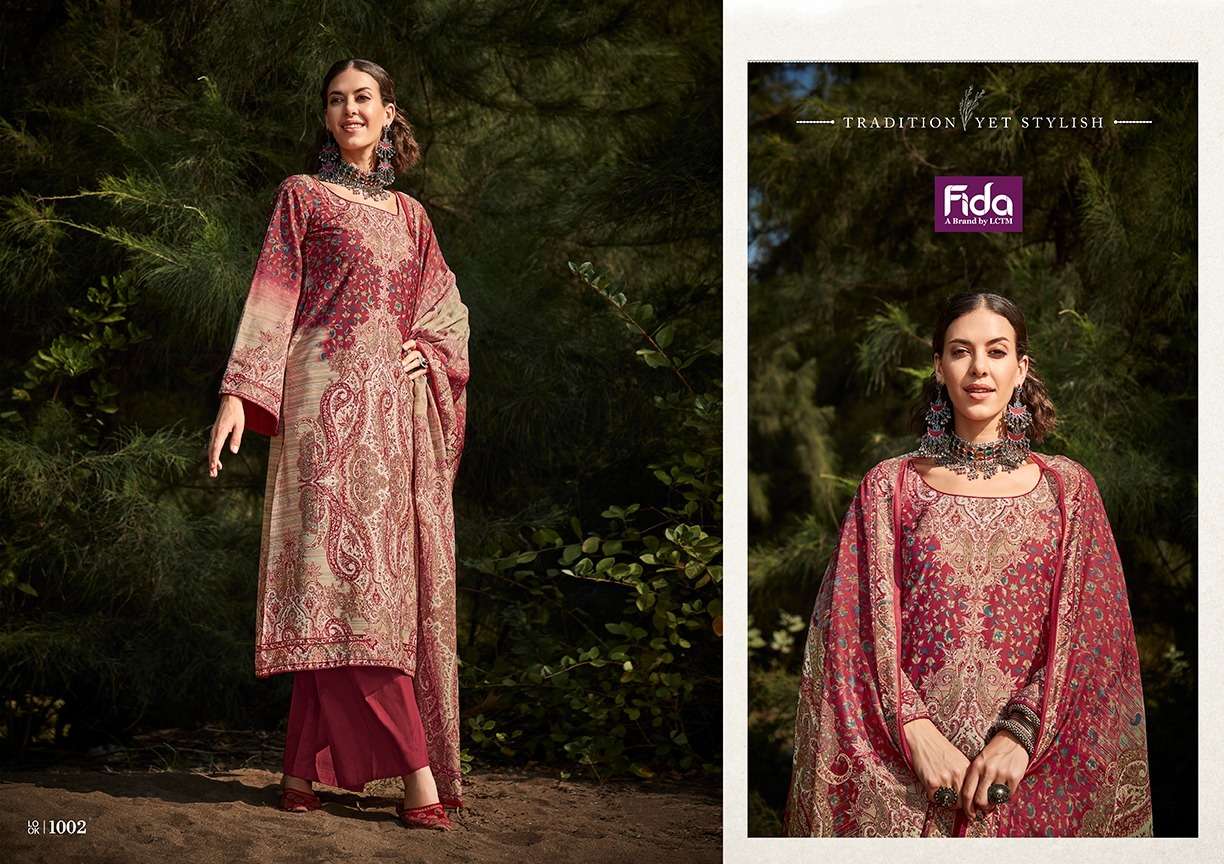 Fida Avnoor Digital Cotton Dress Material Wholesale catalog