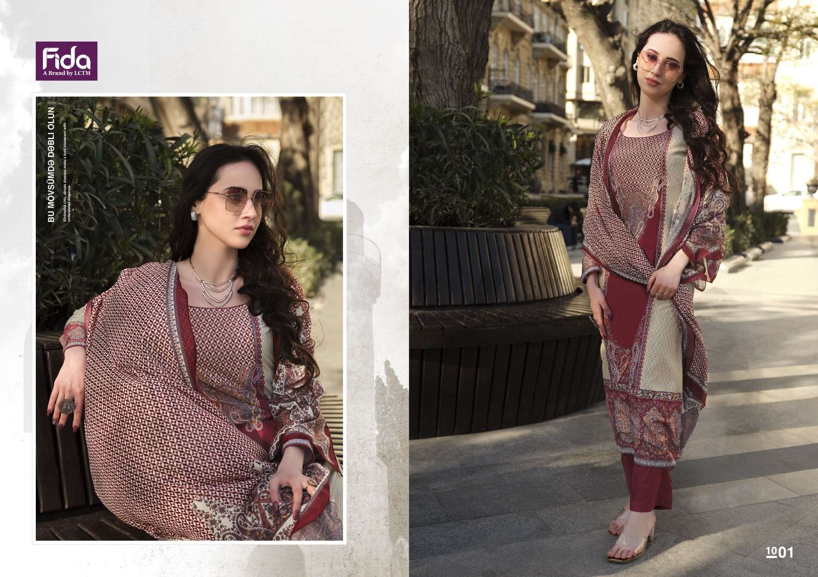 Fida Murad Cotton Digital Printed Dress Material Wholesale catalog