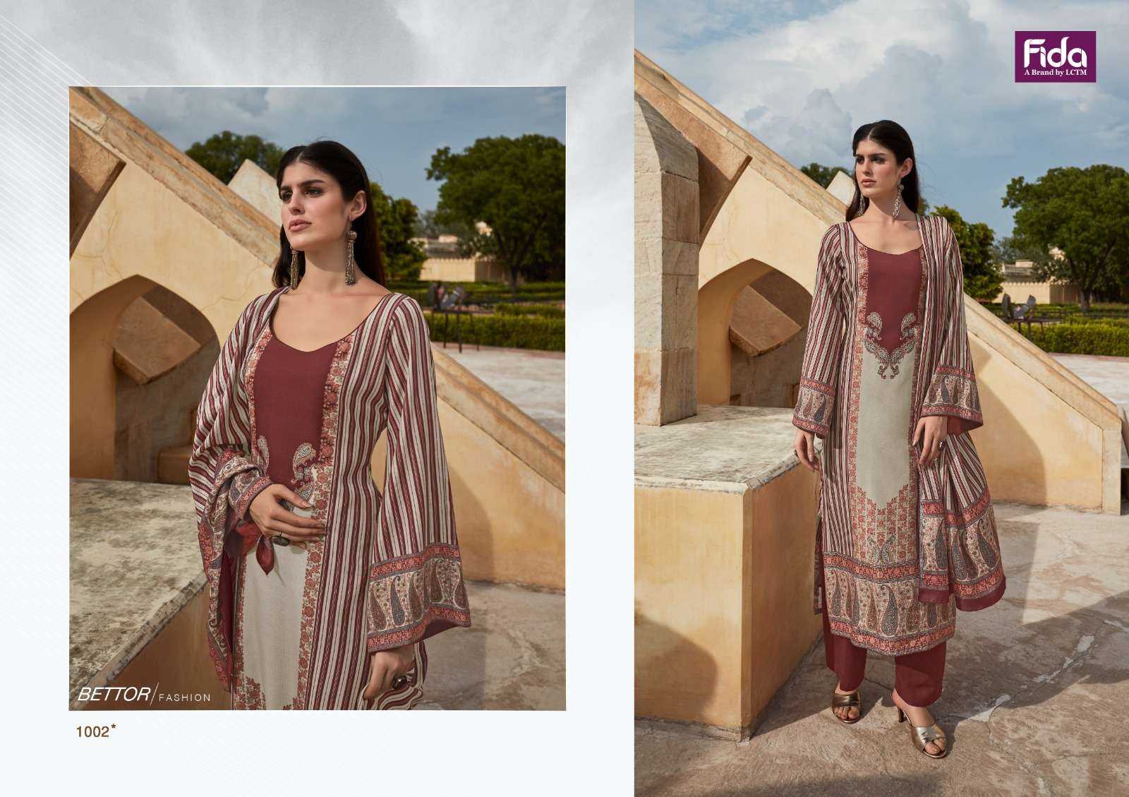 Fida Shirsa Digital Cotton Dress Material Wholesale catalog