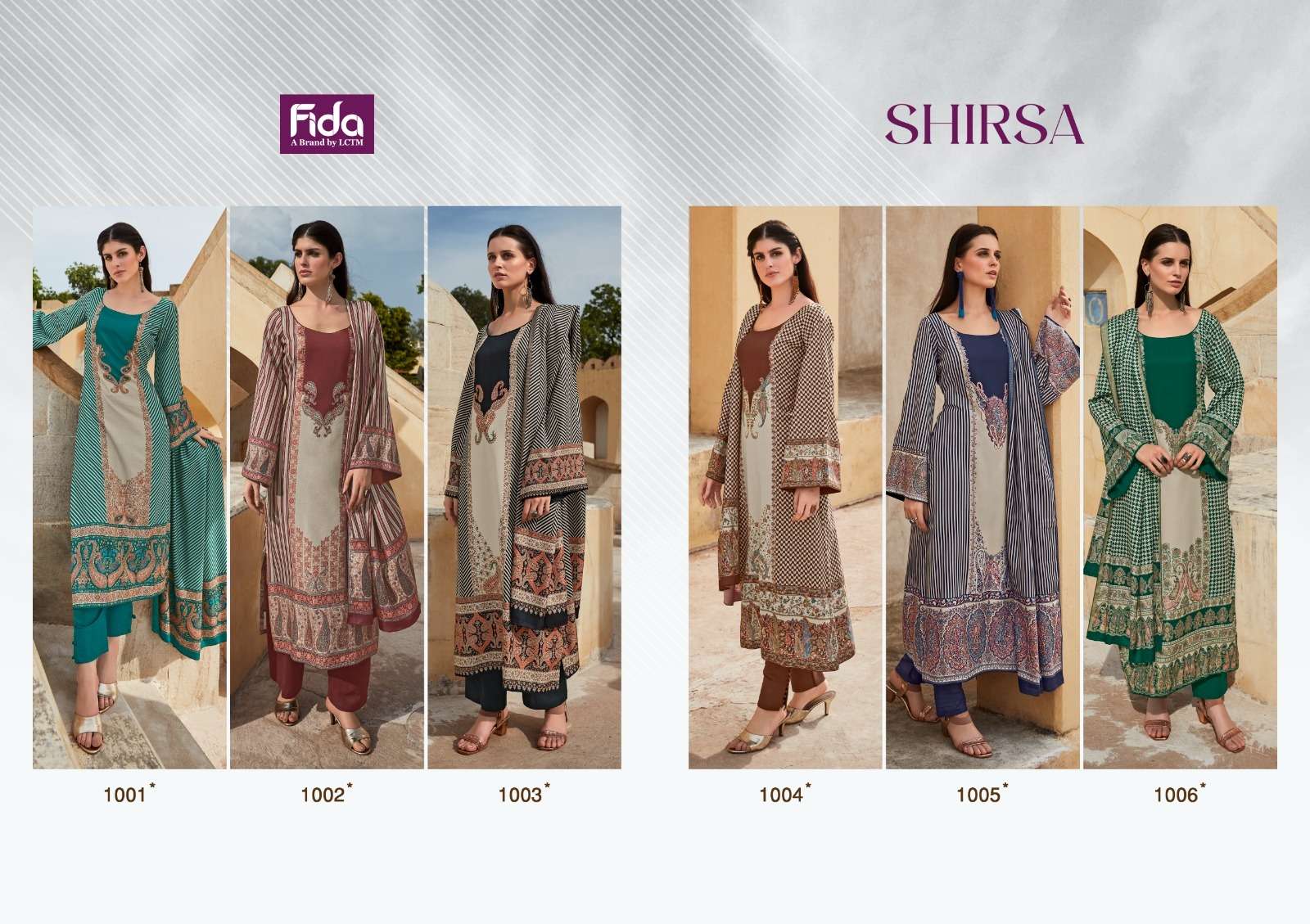 Fida Shirsa Digital Cotton Dress Material Wholesale catalog