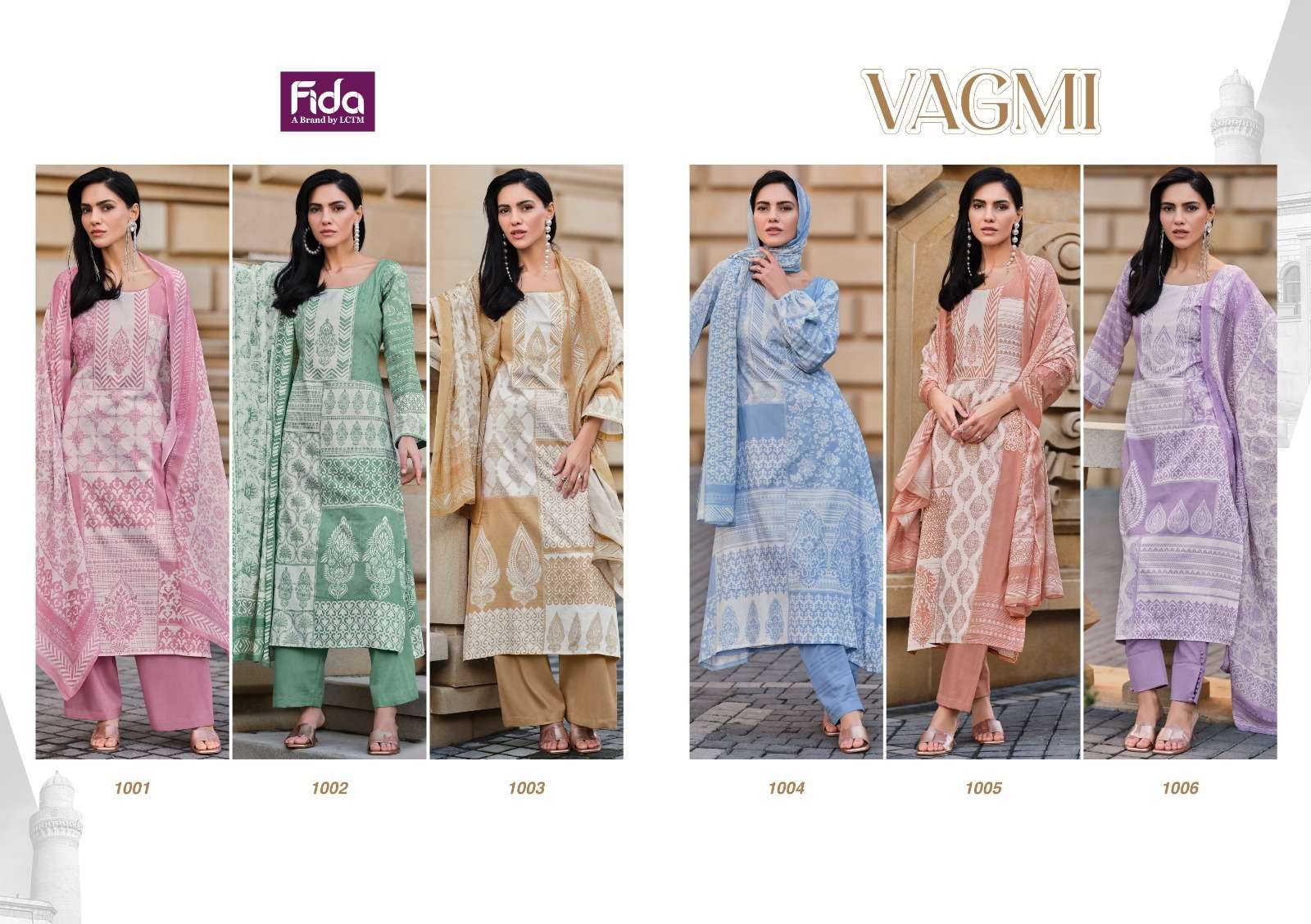 Fida Vagmi Digital Cotton Dress Material Wholesale catalog