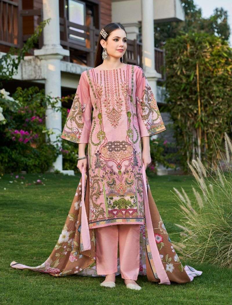 Firdous Naira Vol 1 Chiffon Dupatta Printed Dress Material Wholesale catalog