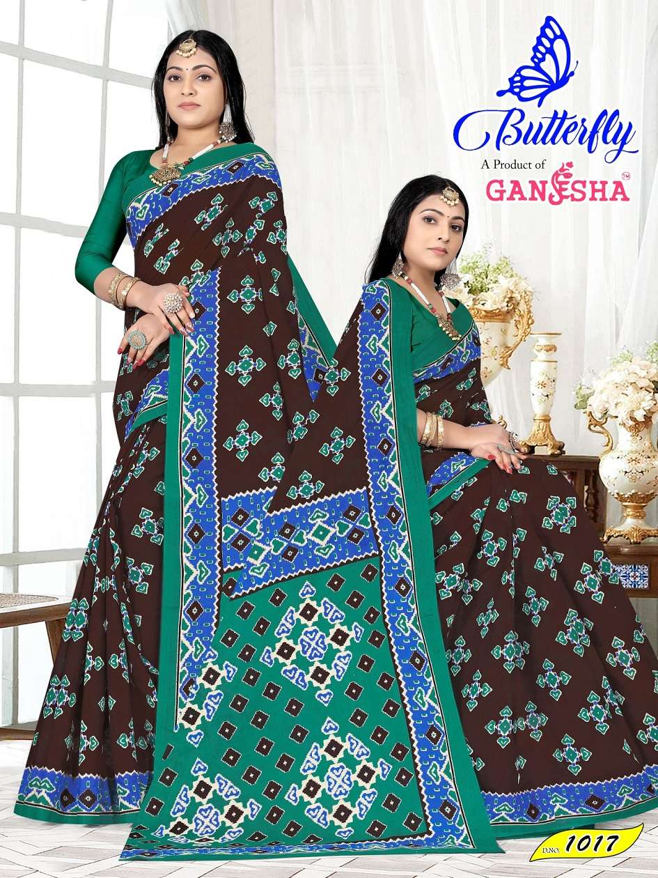 Ganesha Butterfly Vol-1- Cotton Sarees Wholesale Catalog