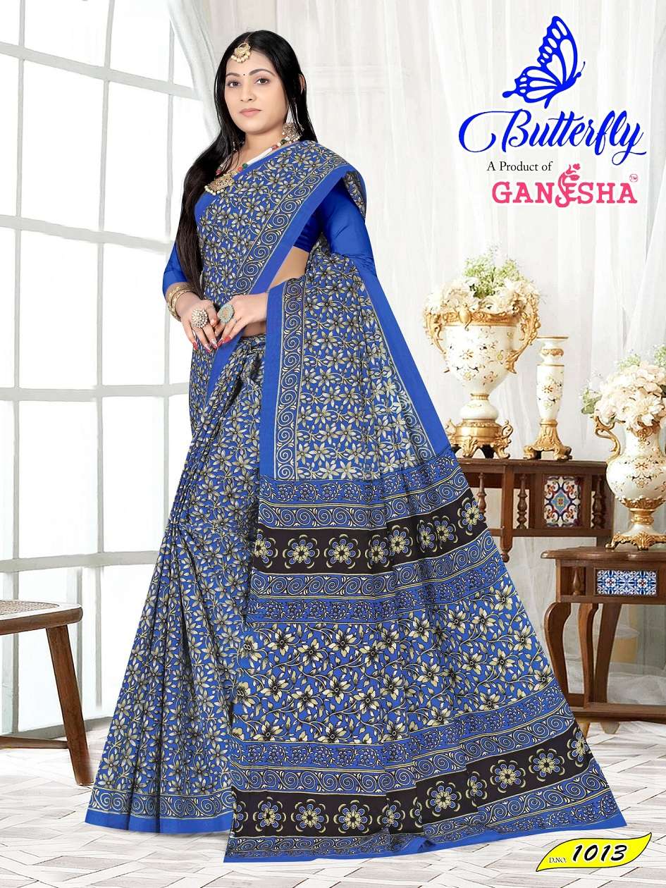 Ganesha Butterfly Vol-1- Cotton Sarees Wholesale Catalog