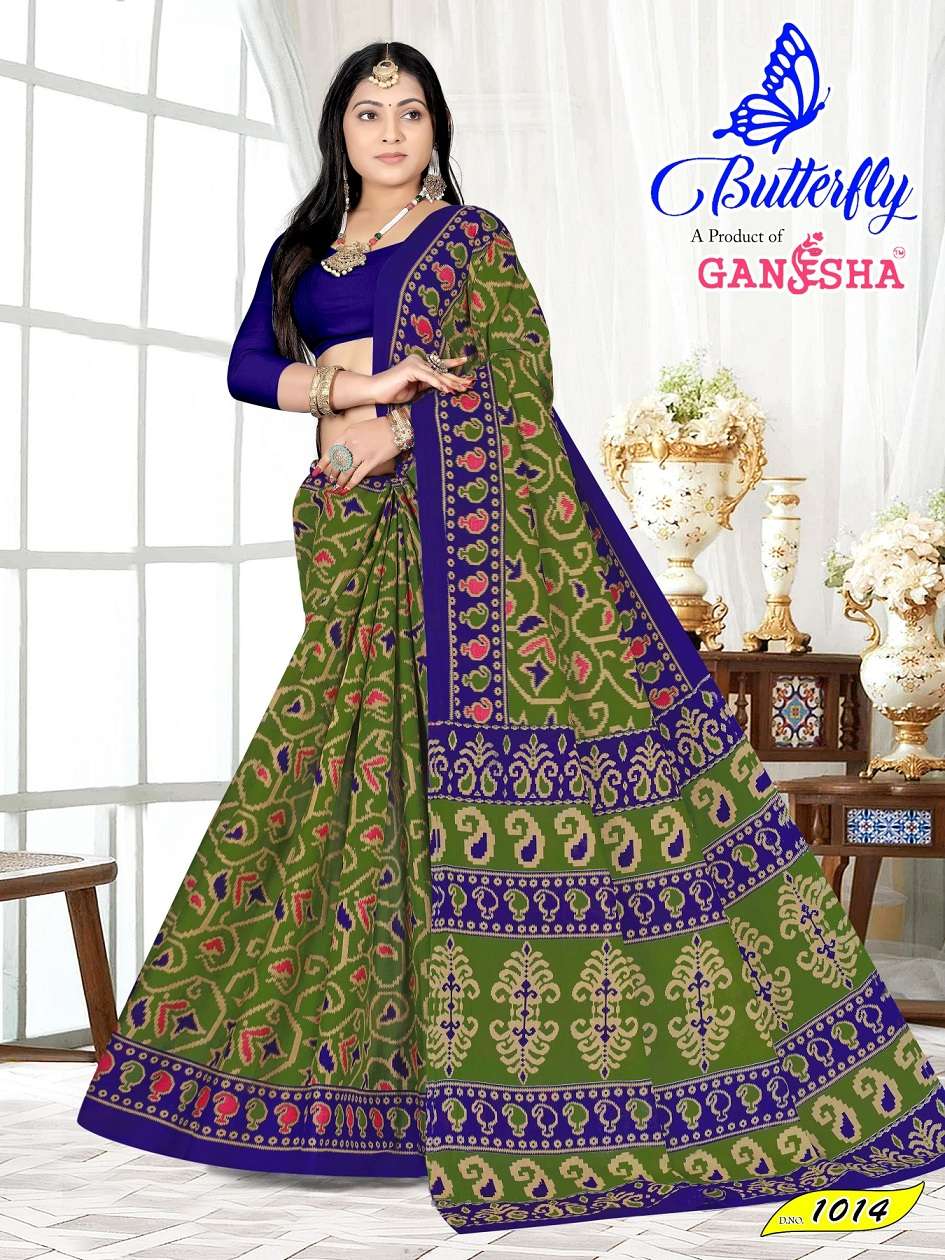 Ganesha Butterfly Vol-1- Cotton Sarees Wholesale Catalog