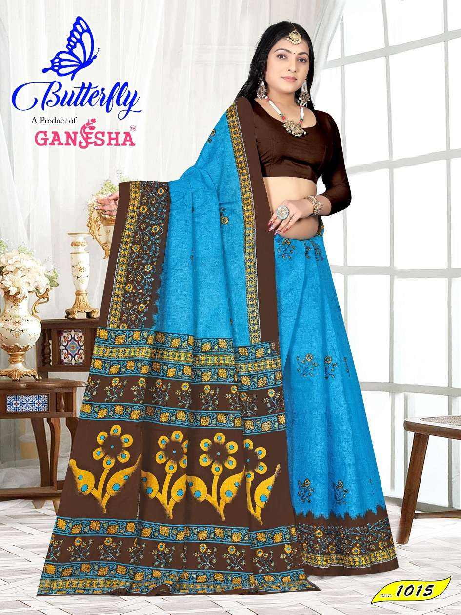 Ganesha Butterfly Vol-1- Cotton Sarees Wholesale Catalog