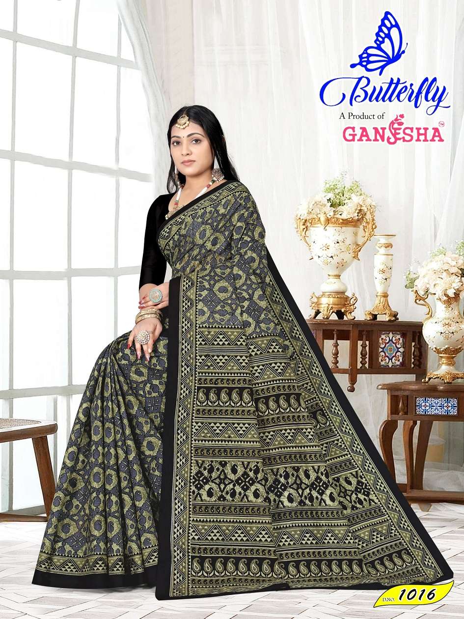 Ganesha Butterfly Vol-1- Cotton Sarees Wholesale Catalog