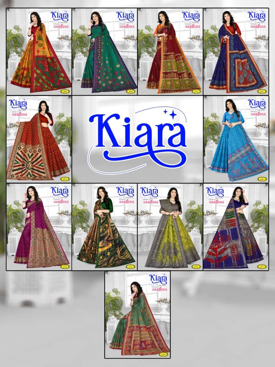 Ganesha Kiara Vol-1 – Cotton Sarees Wholesale Catalog