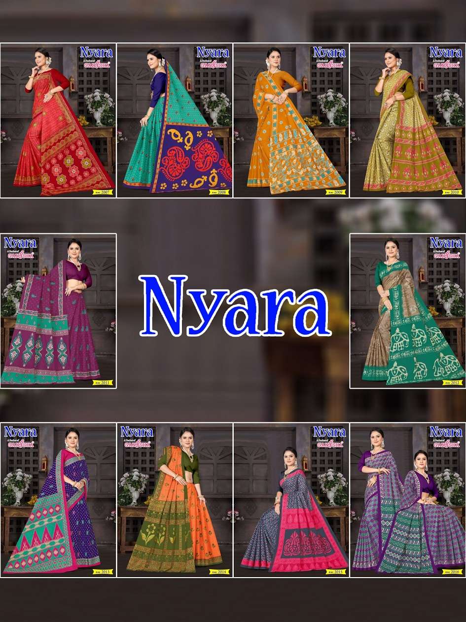 Ganesha Nayra Vol-2- Cotton Sarees Wholesale Catalog