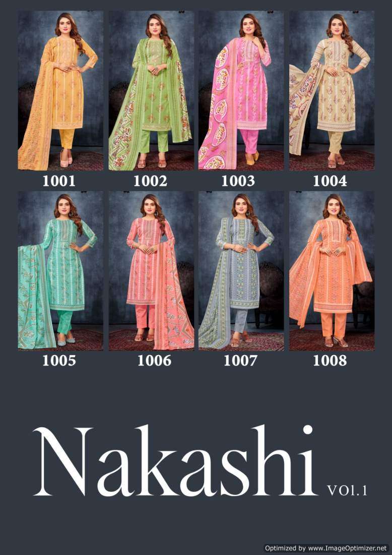 Ganeshji Nakashi Vol-1 – Dress Material - Wholesale Catalog