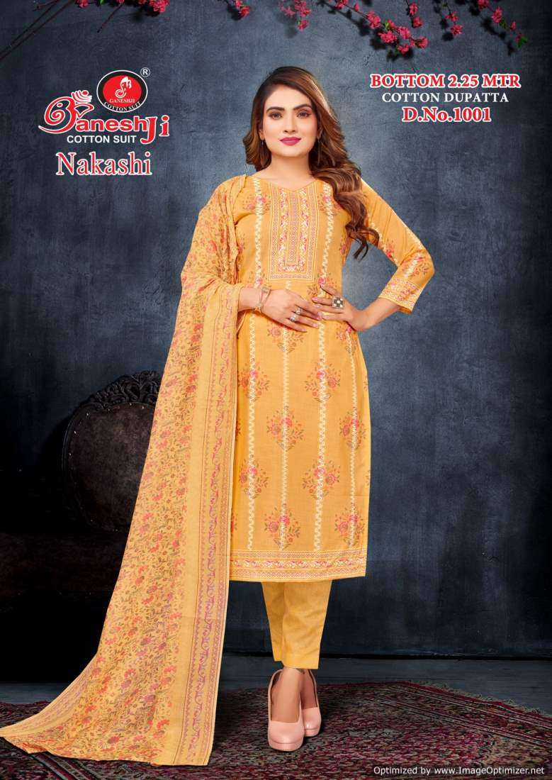 Ganeshji Nakashi Vol-1 – Dress Material - Wholesale Catalog