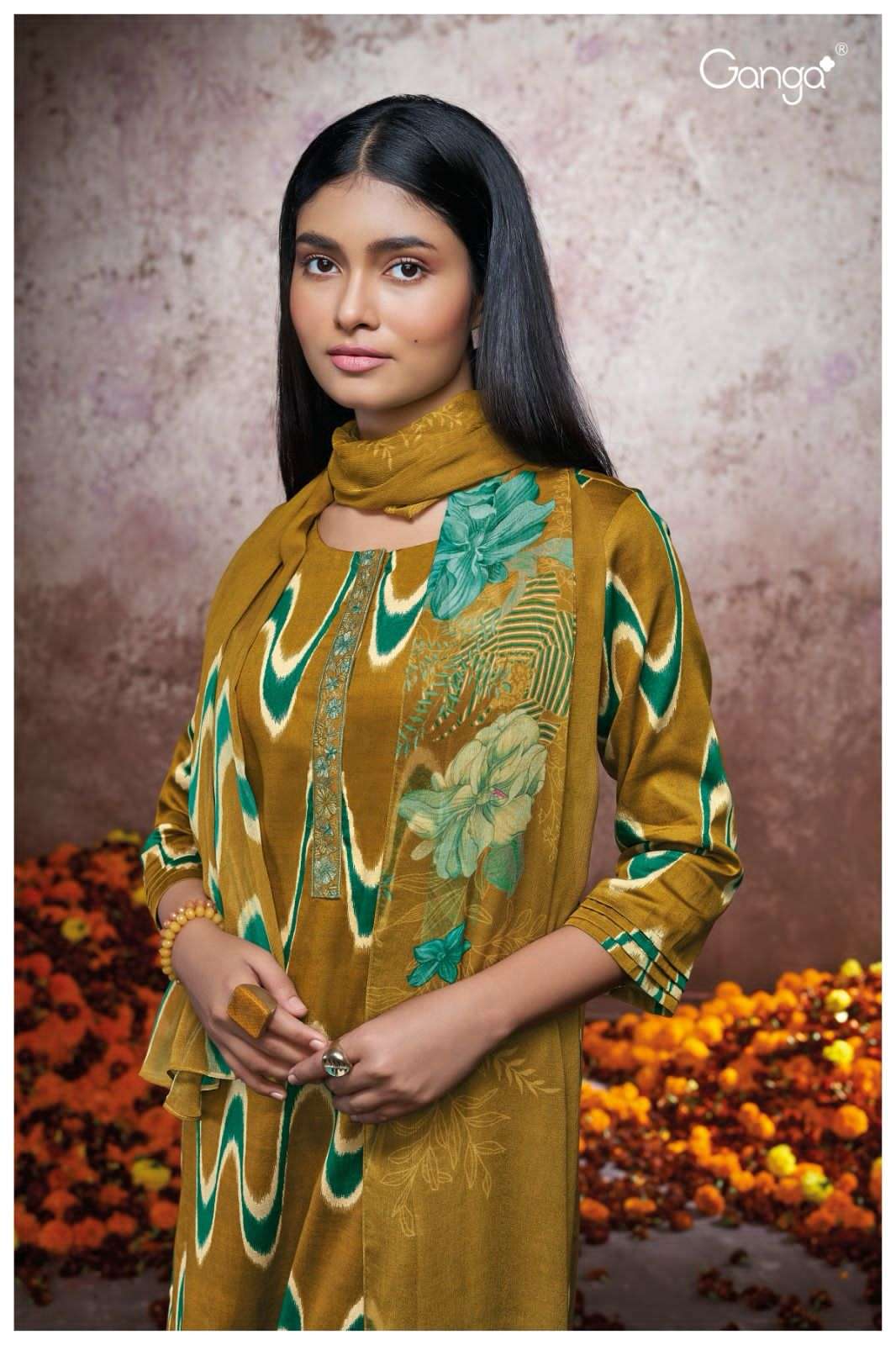 Ganga SALLIE 2115 Salwar kameez Wholesale catalog