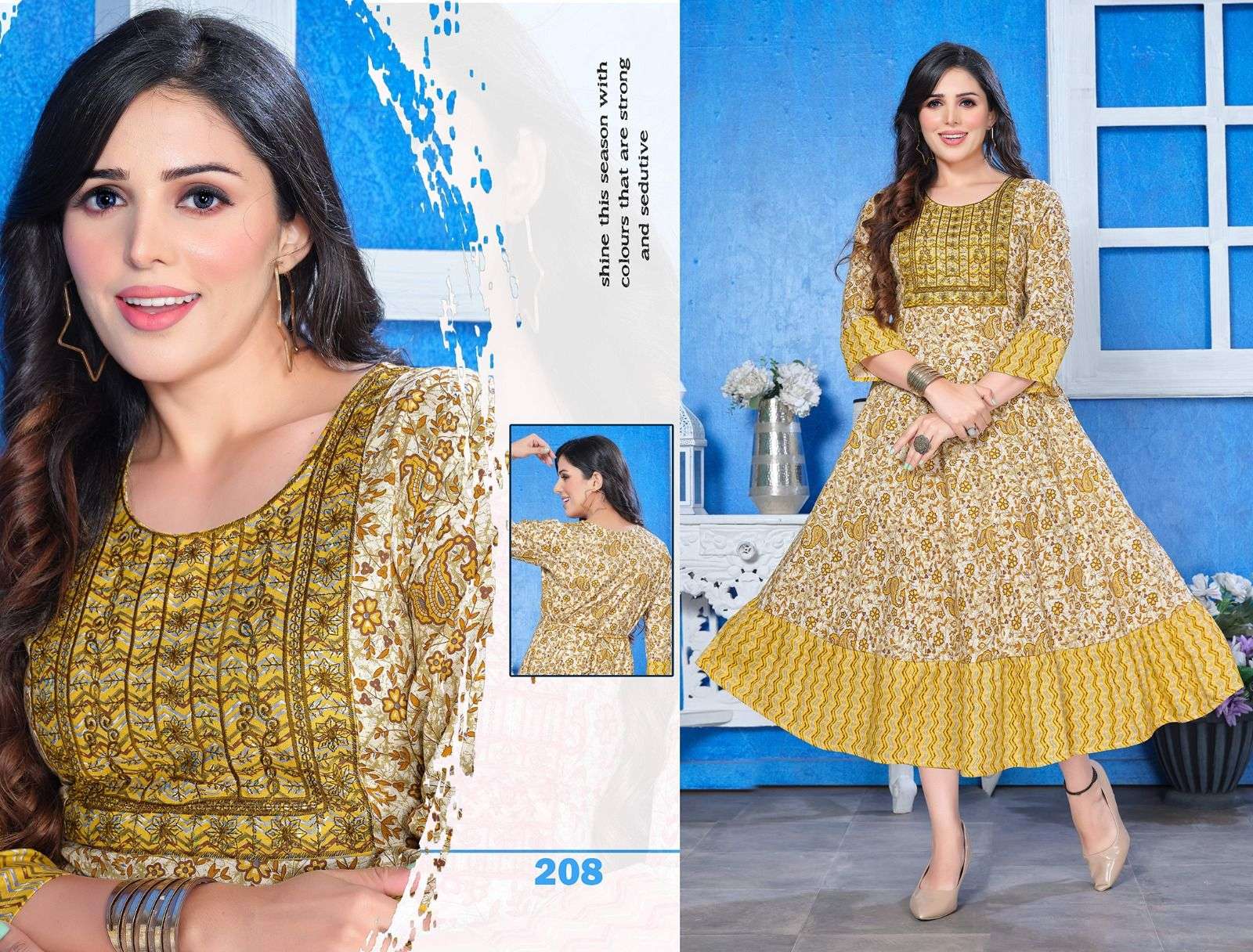 GOLDEN SOMETHING SPECIAL Kurti Wholesale catalog