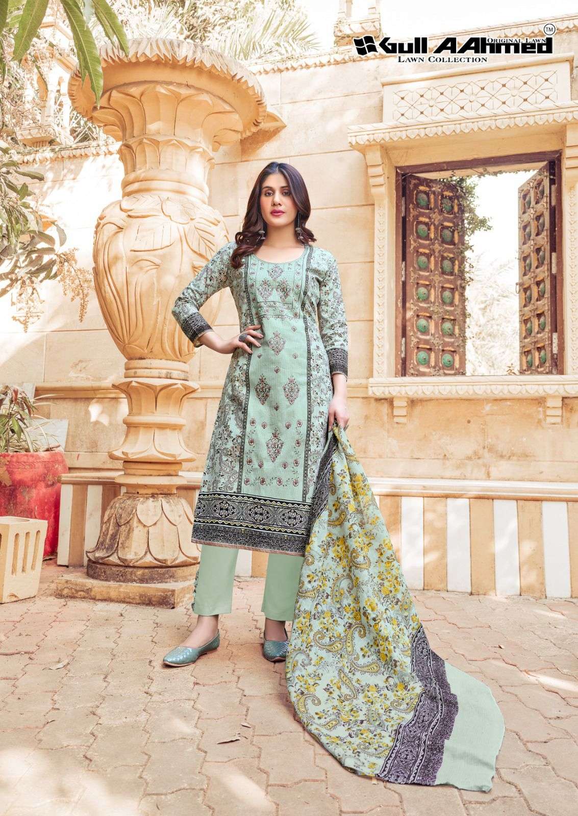 Gull Aahmed Bin Saeed Vol 3 Cotton Dress Material Wholesale catalog