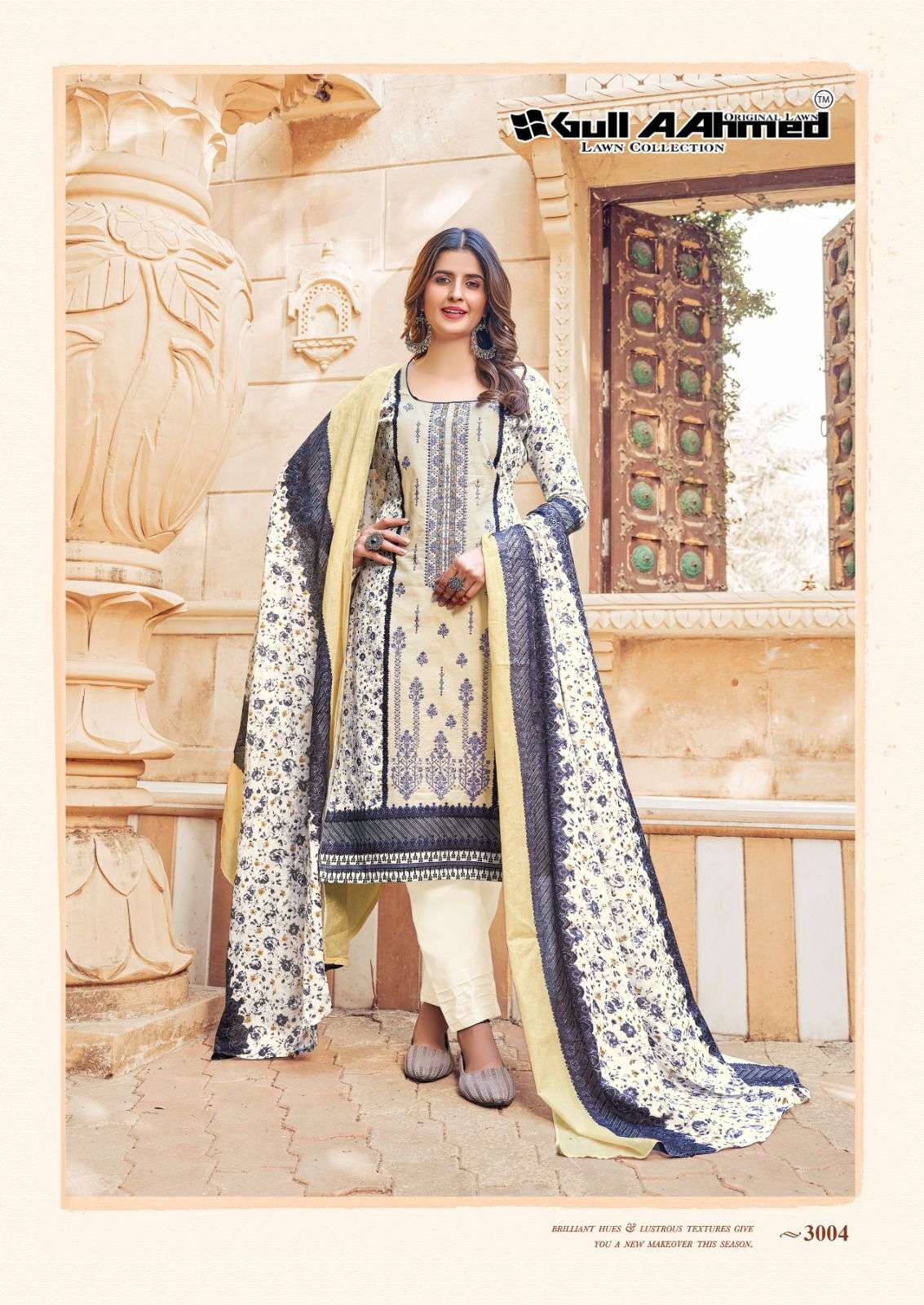 Gull Aahmed Bin Saeed Vol 3 Cotton Dress Material Wholesale catalog