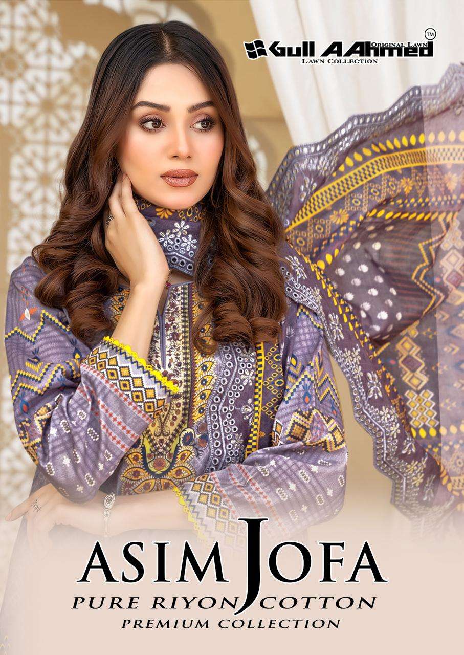 Gull Ahmed Asim Jofa Premium Rayon Dress Material Wholesale Catalog