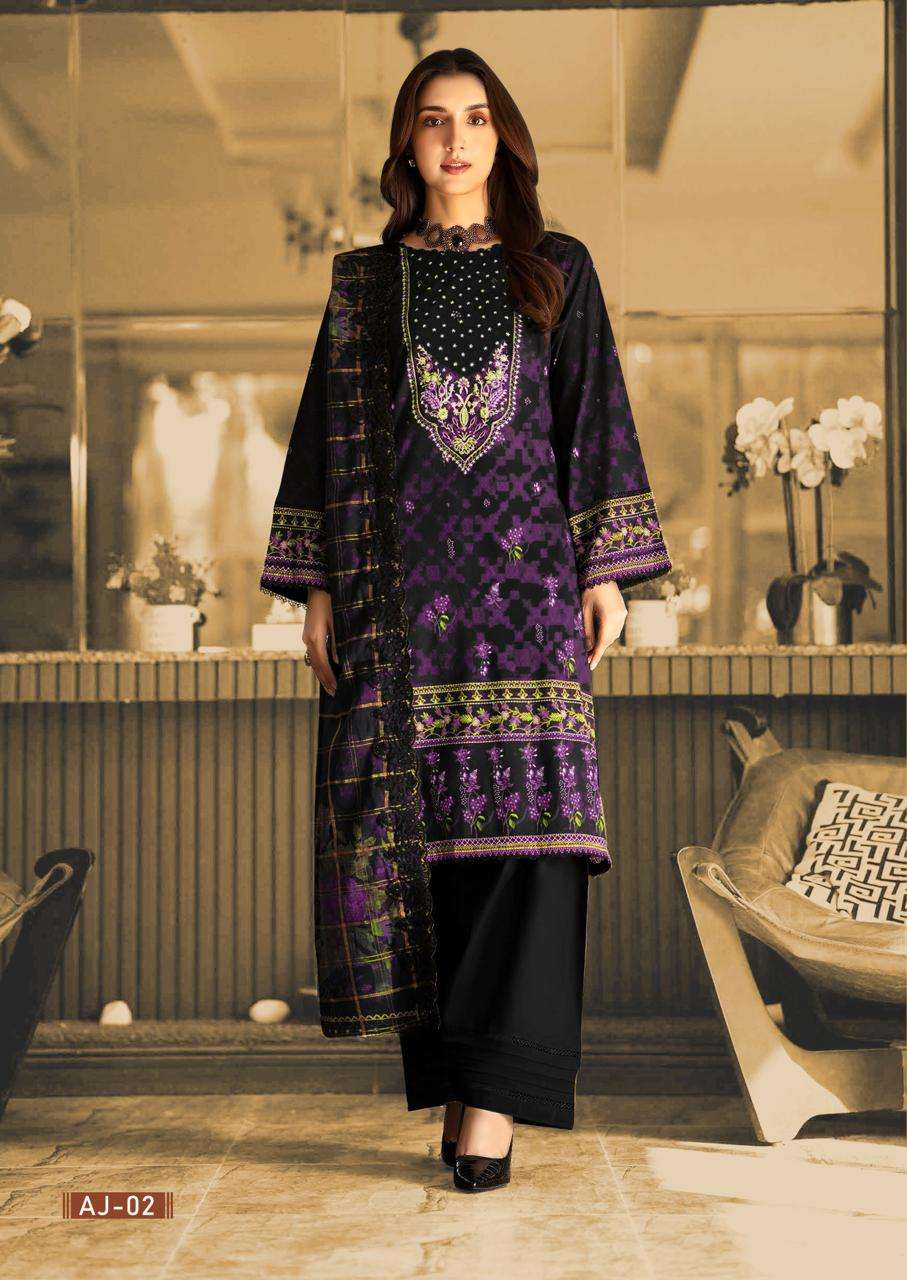 Gull Ahmed Asim Jofa Premium Rayon Dress Material Wholesale Catalog