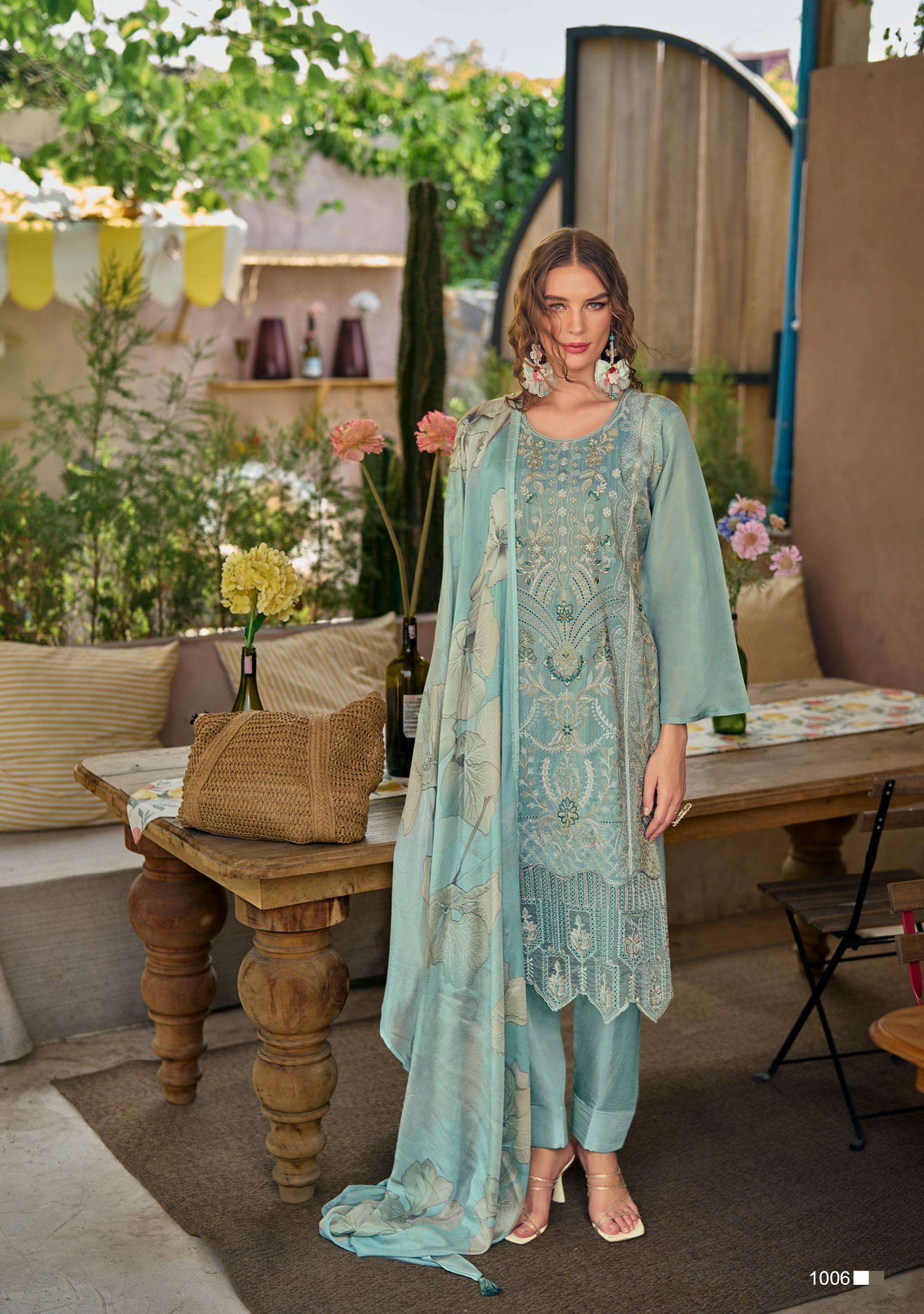 Gull Jee Ananta Silk Embroidred Salwar Suit Wholesale catalog