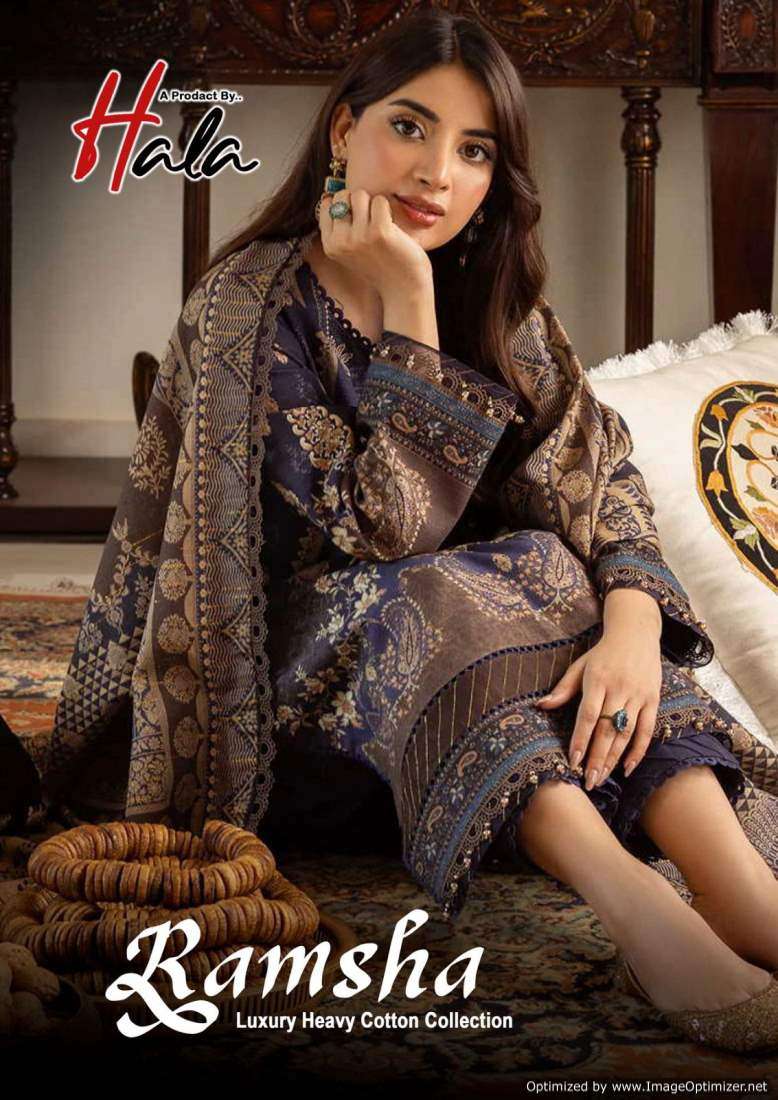 Hala Ramsha Vol-1 – Dress Material - Wholeslae Catalog