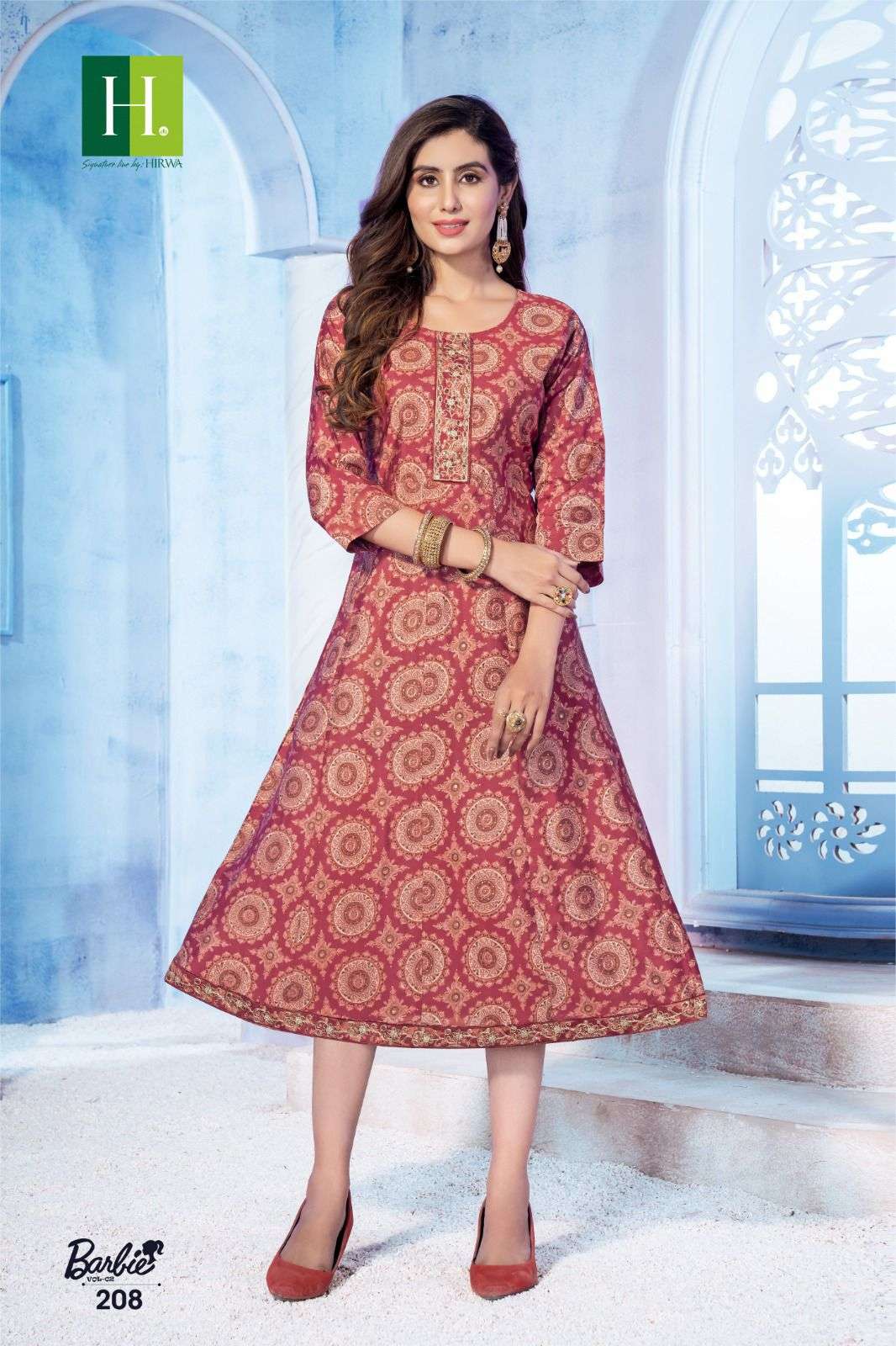 HIRWA Barbie-2 Kurti Wholesale catalog