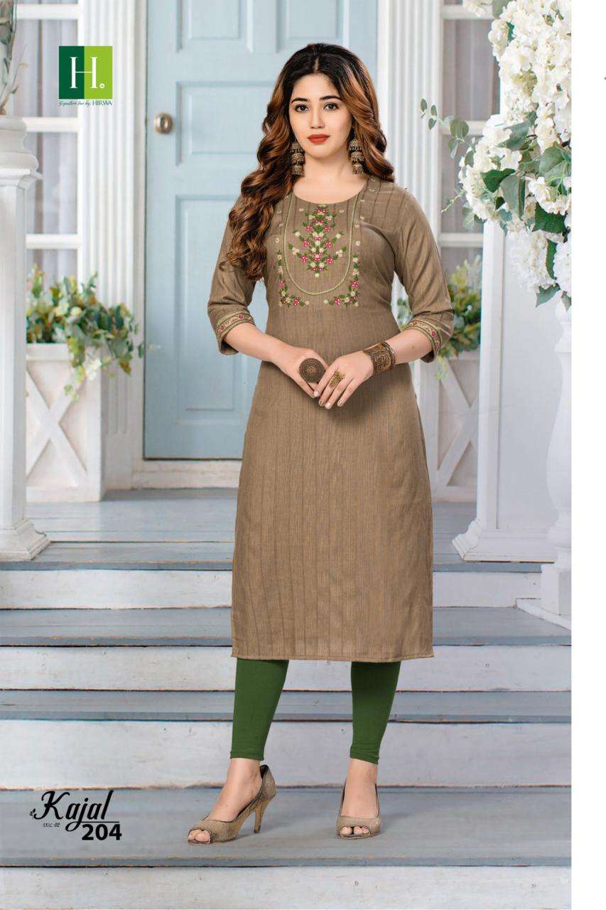 HIRWA KAJAL VOL-2 Kurti Wholesale catalog