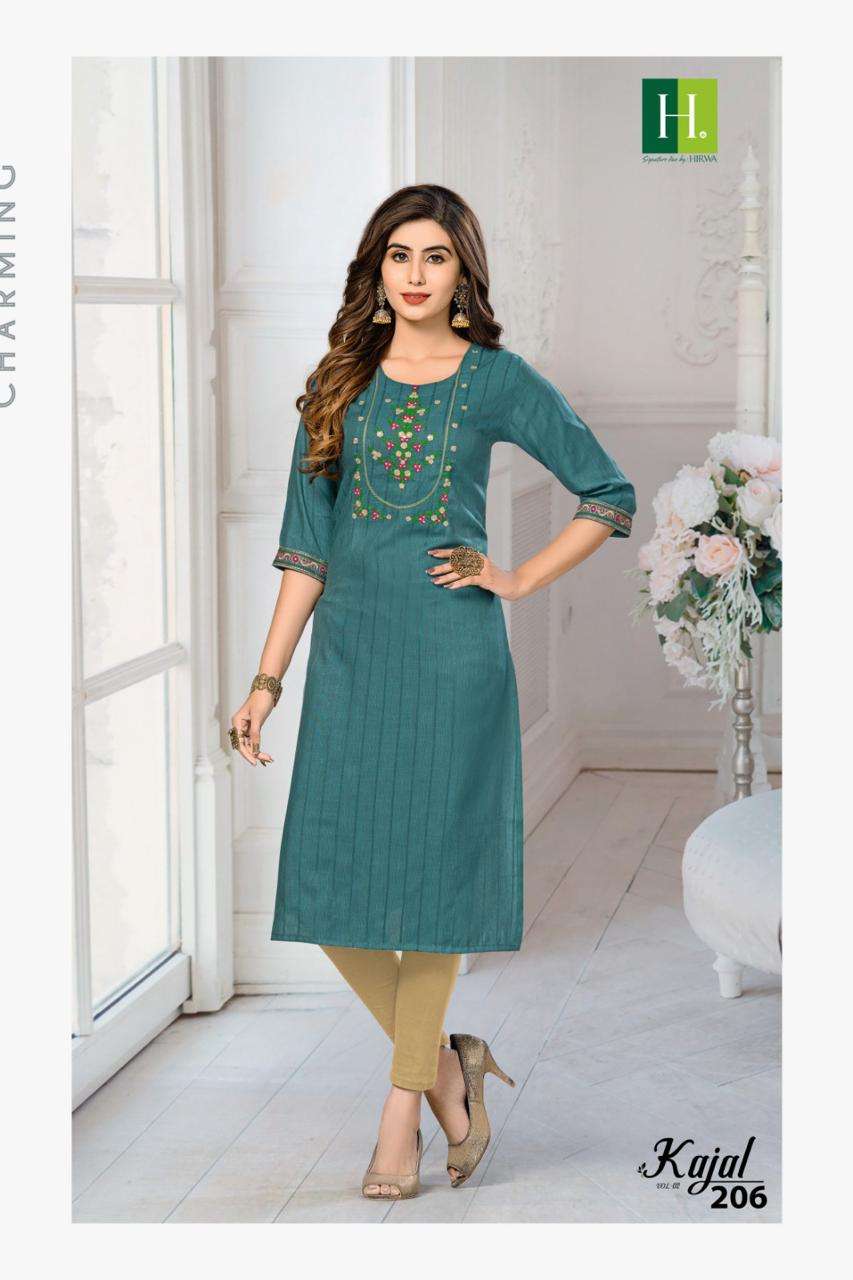 HIRWA KAJAL VOL-2 Kurti Wholesale catalog