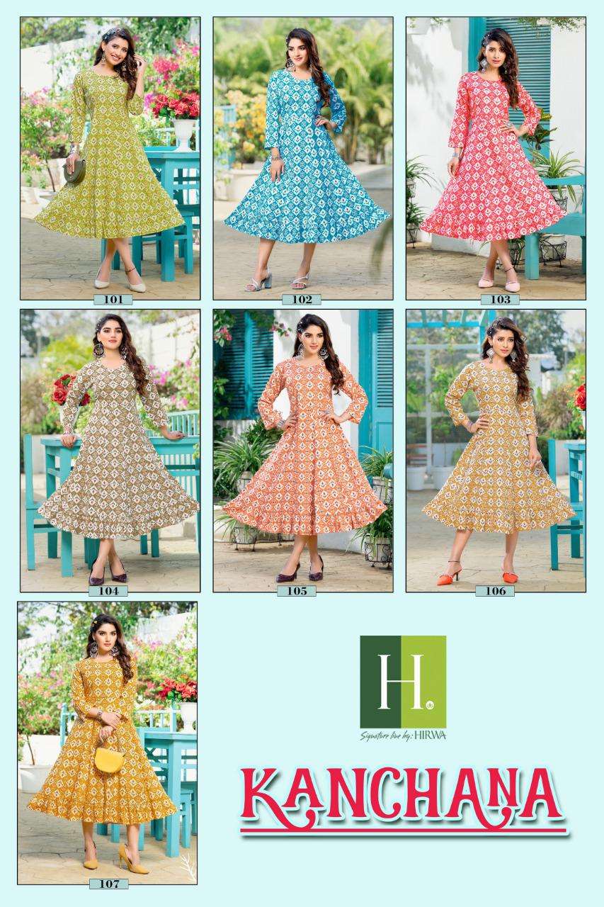 HIRWA Kanchana Kurti Wholesale catalog