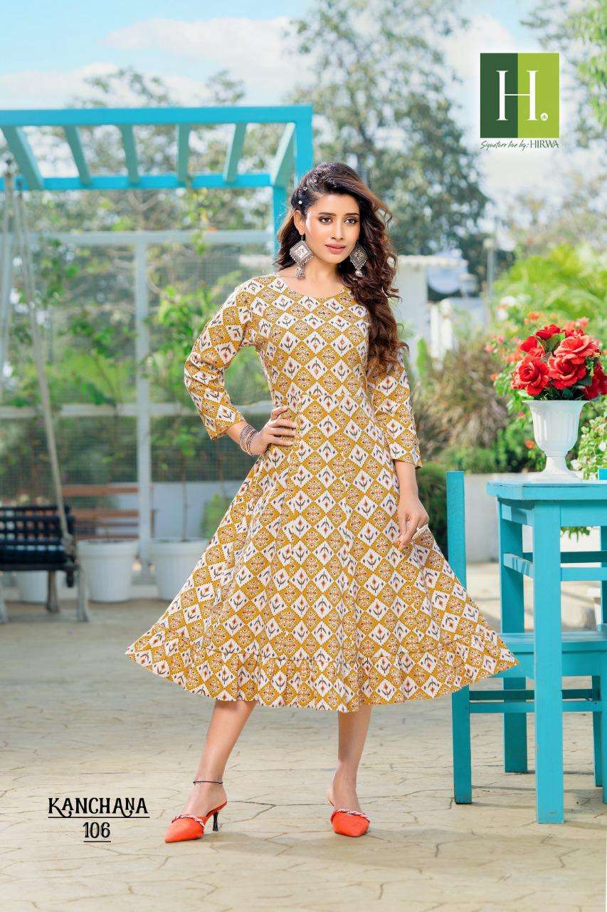 HIRWA Kanchana Kurti Wholesale catalog