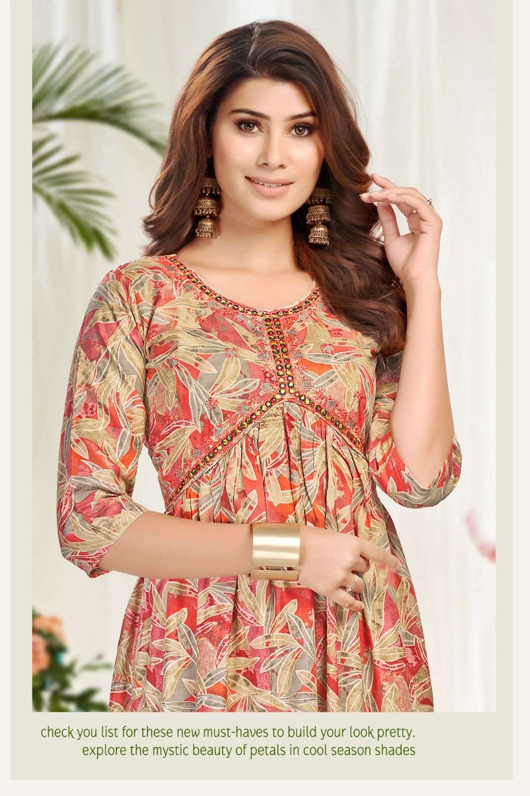 HIRWA SIYAAHI ALIA Kurti Wholesale catalog