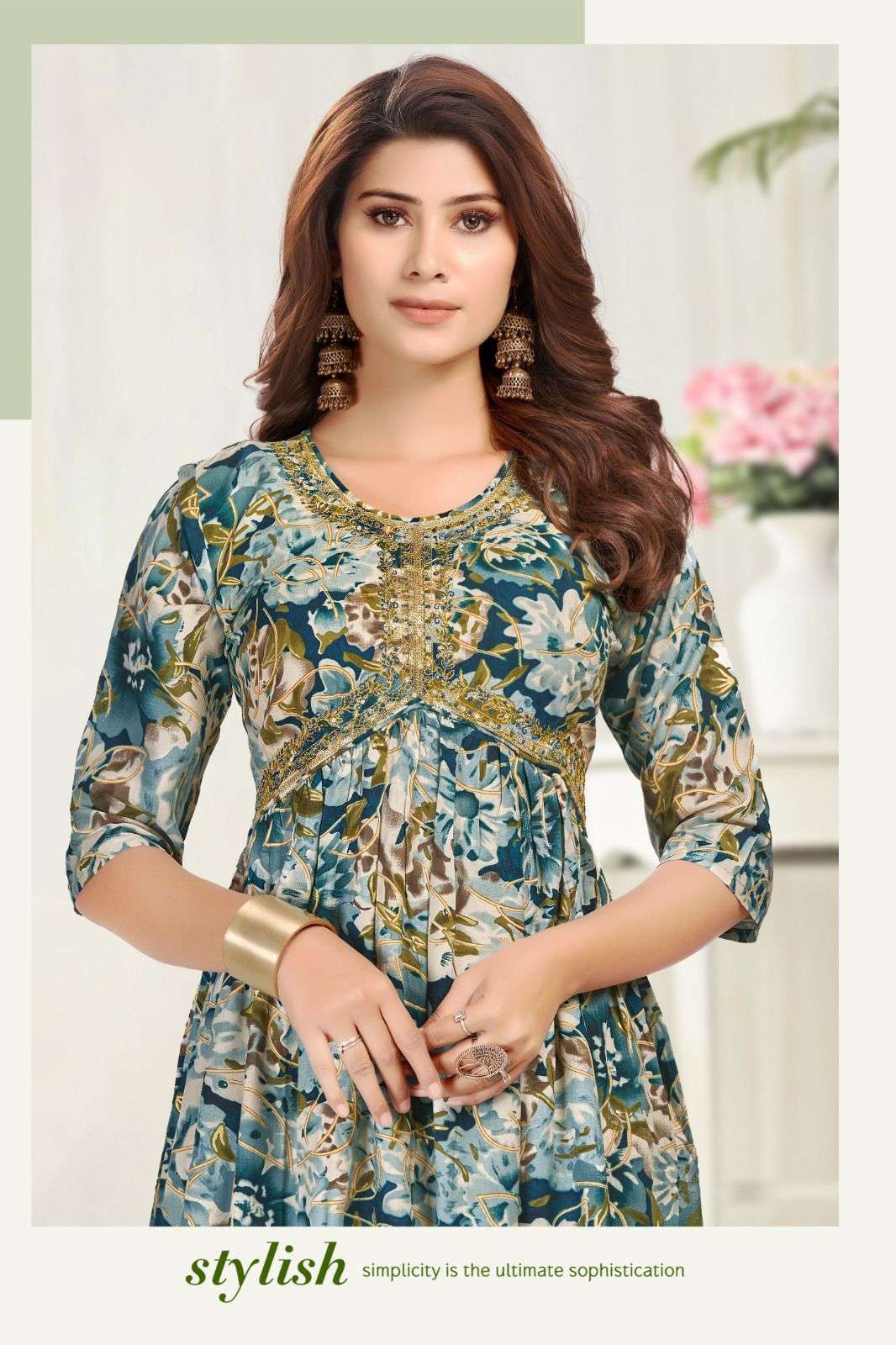 HIRWA SIYAAHI ALIA Kurti Wholesale catalog