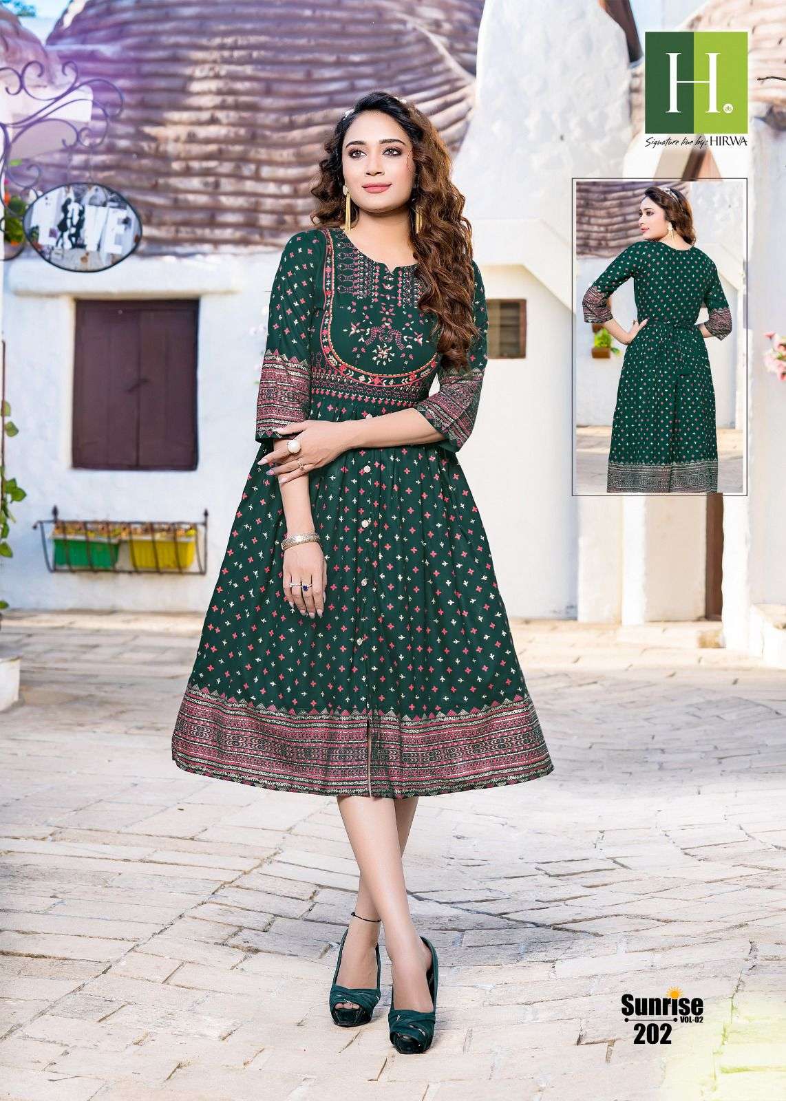 HIRWA SUNRISE VOL-2 Kurti Wholesale catalog