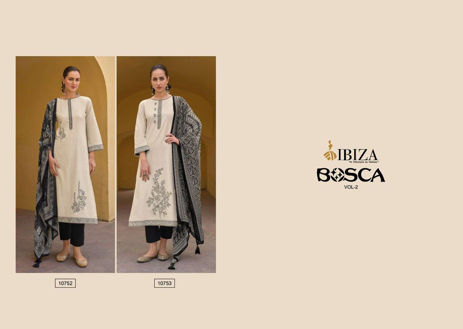 Ibiza Bosca Vol 2 Lawn Cotton Salwar Kameez Wholesale catalog