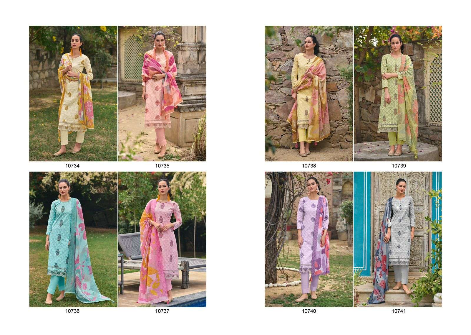 Ibiza Emily Vol 2 Cotton Digital Printed Salwar Suit Wholesale catalog
