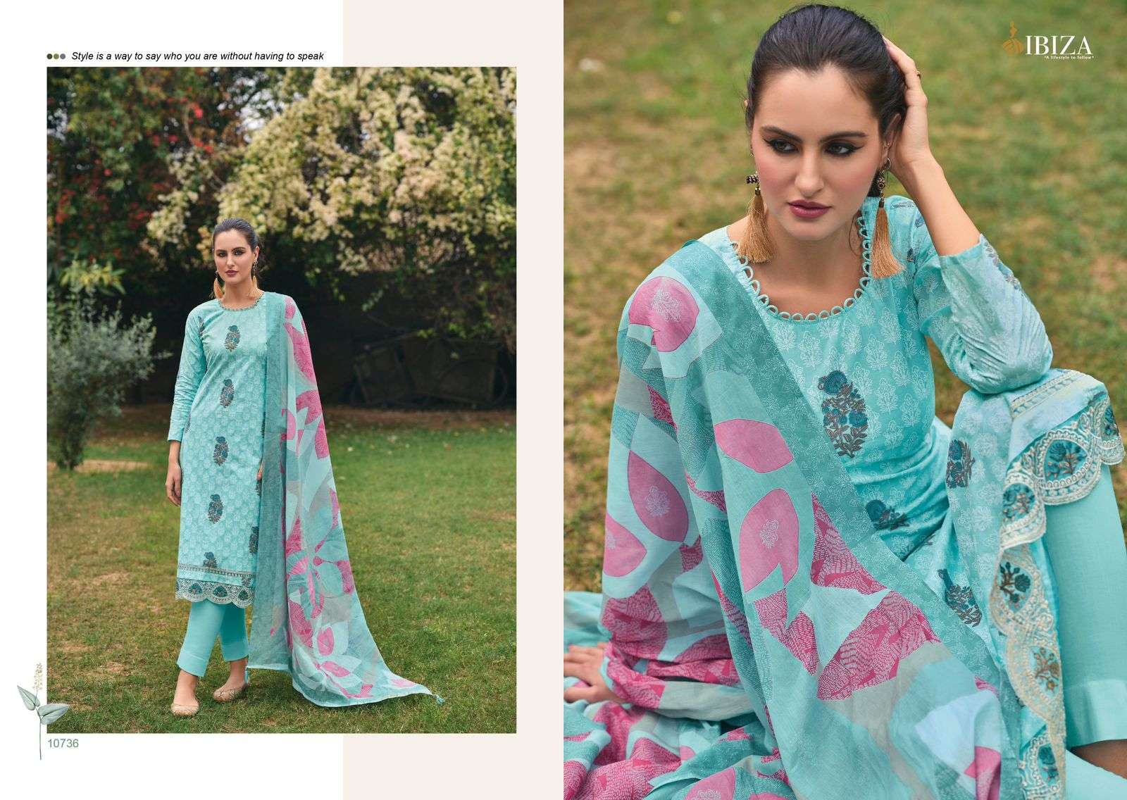 Ibiza Emily Vol 2 Cotton Digital Printed Salwar Suit Wholesale catalog