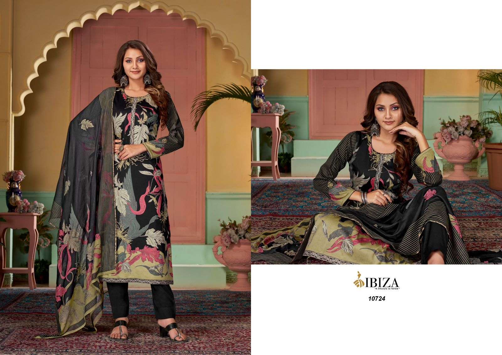 Ibiza Eshani Digital Printed Salwar Suit Wholesale catalog