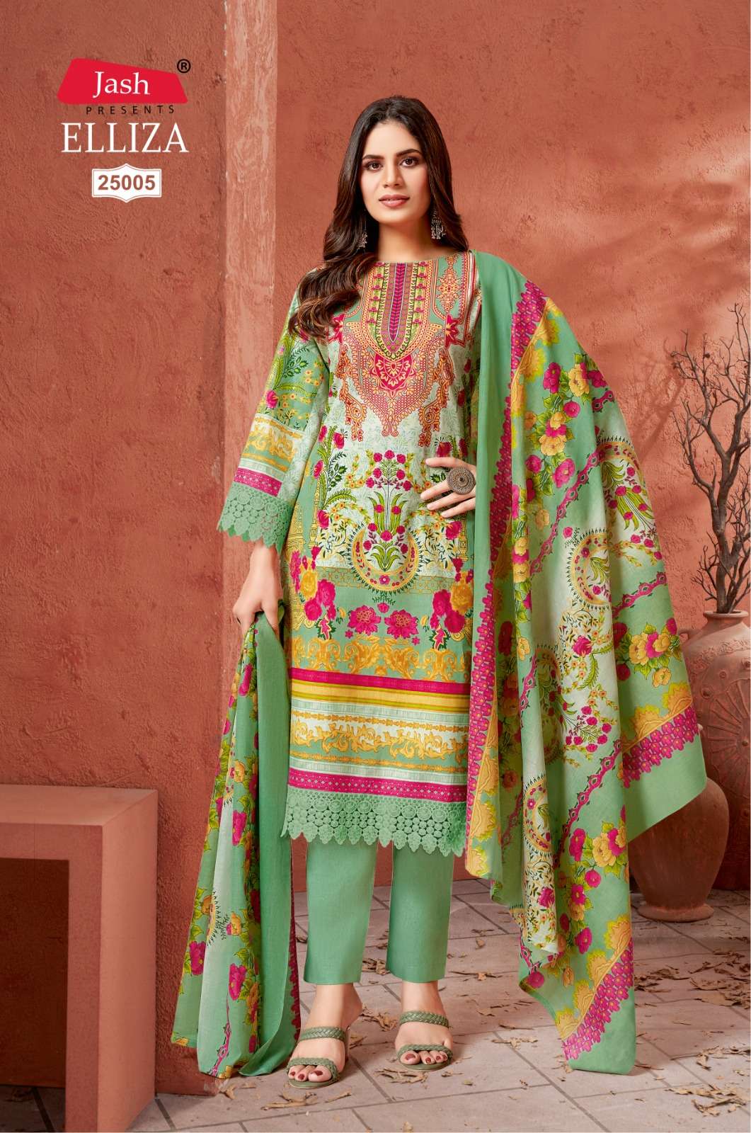 Jash Elliza Vol 25 Cotton Dress Material Wholesale catalog