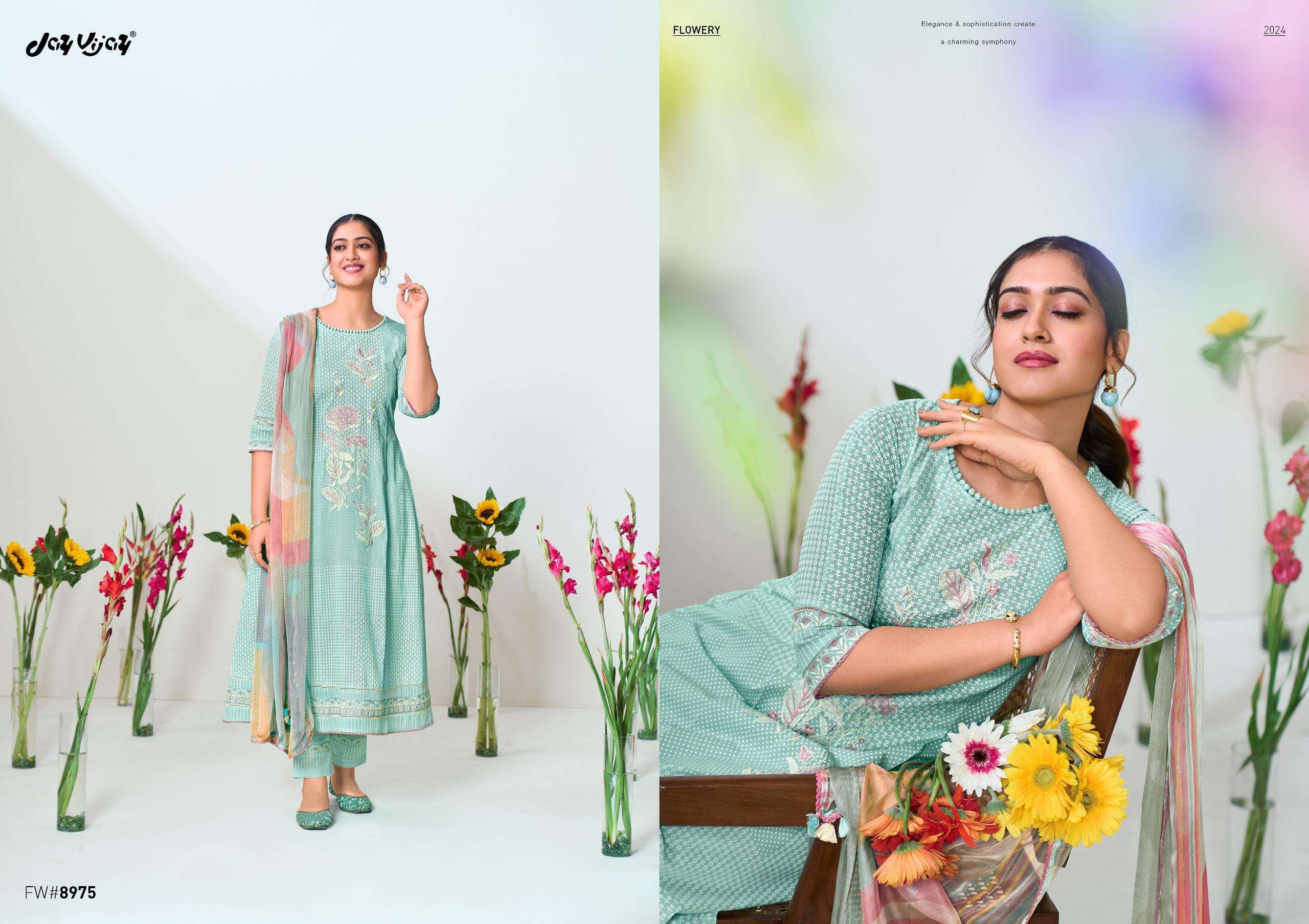 JAYVIJAY FLOWERY Salwar Kameez Wholesale catalog