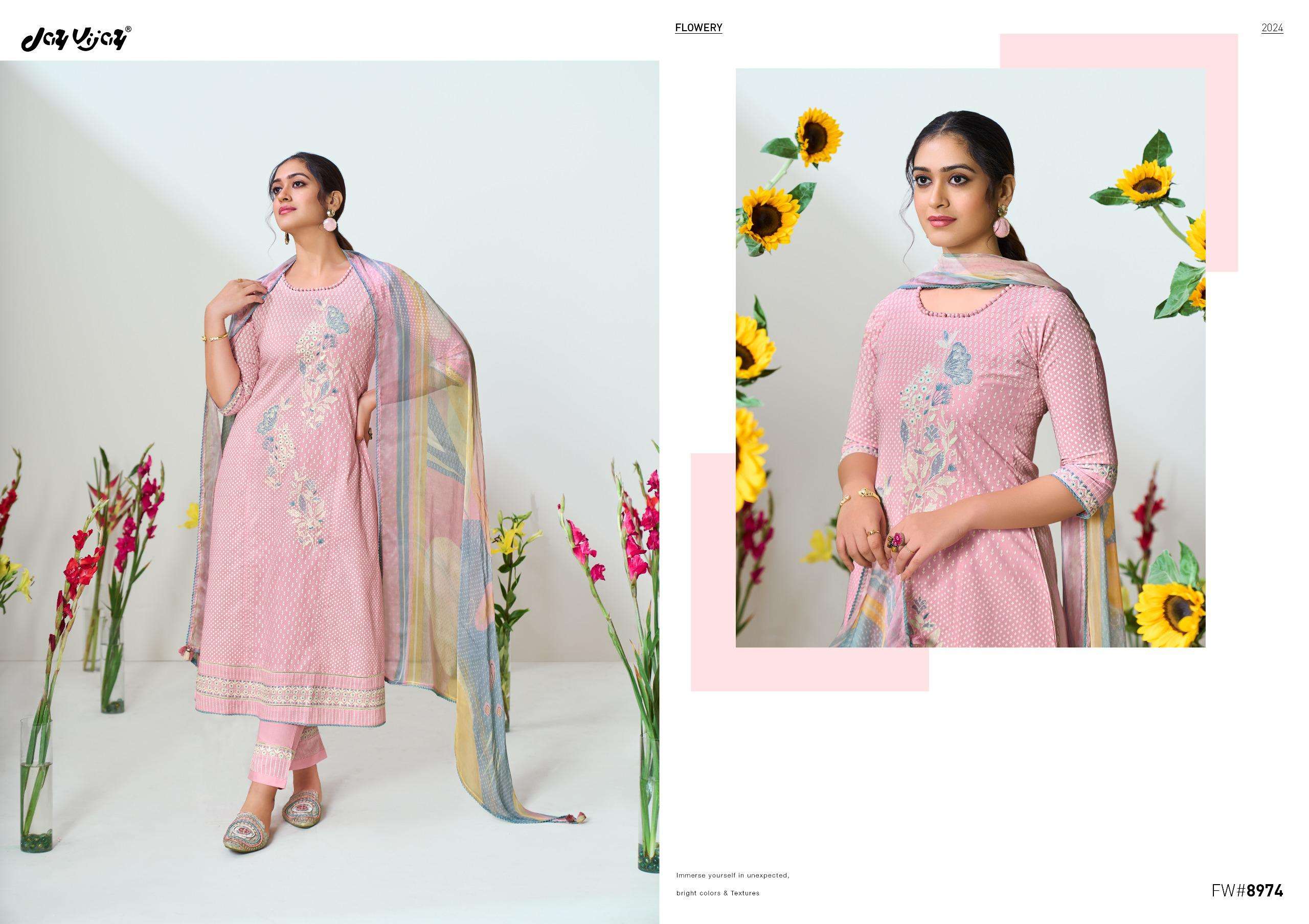 JAYVIJAY FLOWERY Salwar Kameez Wholesale catalog
