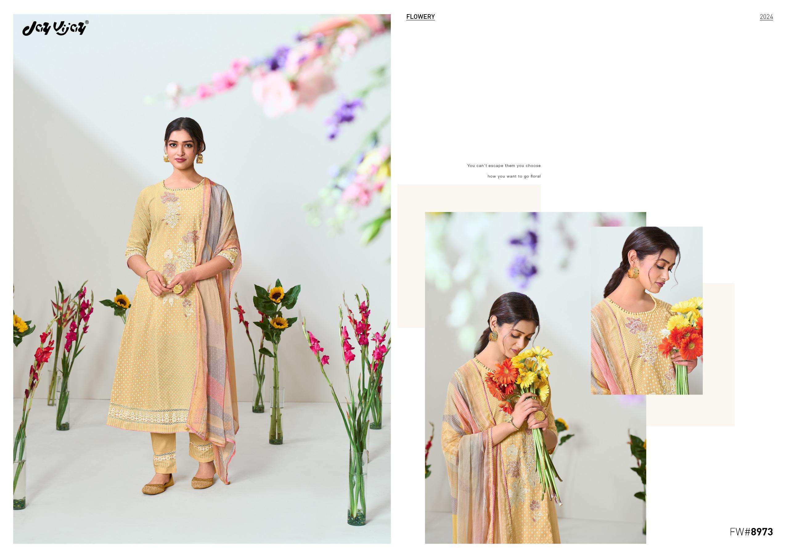 JAYVIJAY FLOWERY Salwar Kameez Wholesale catalog