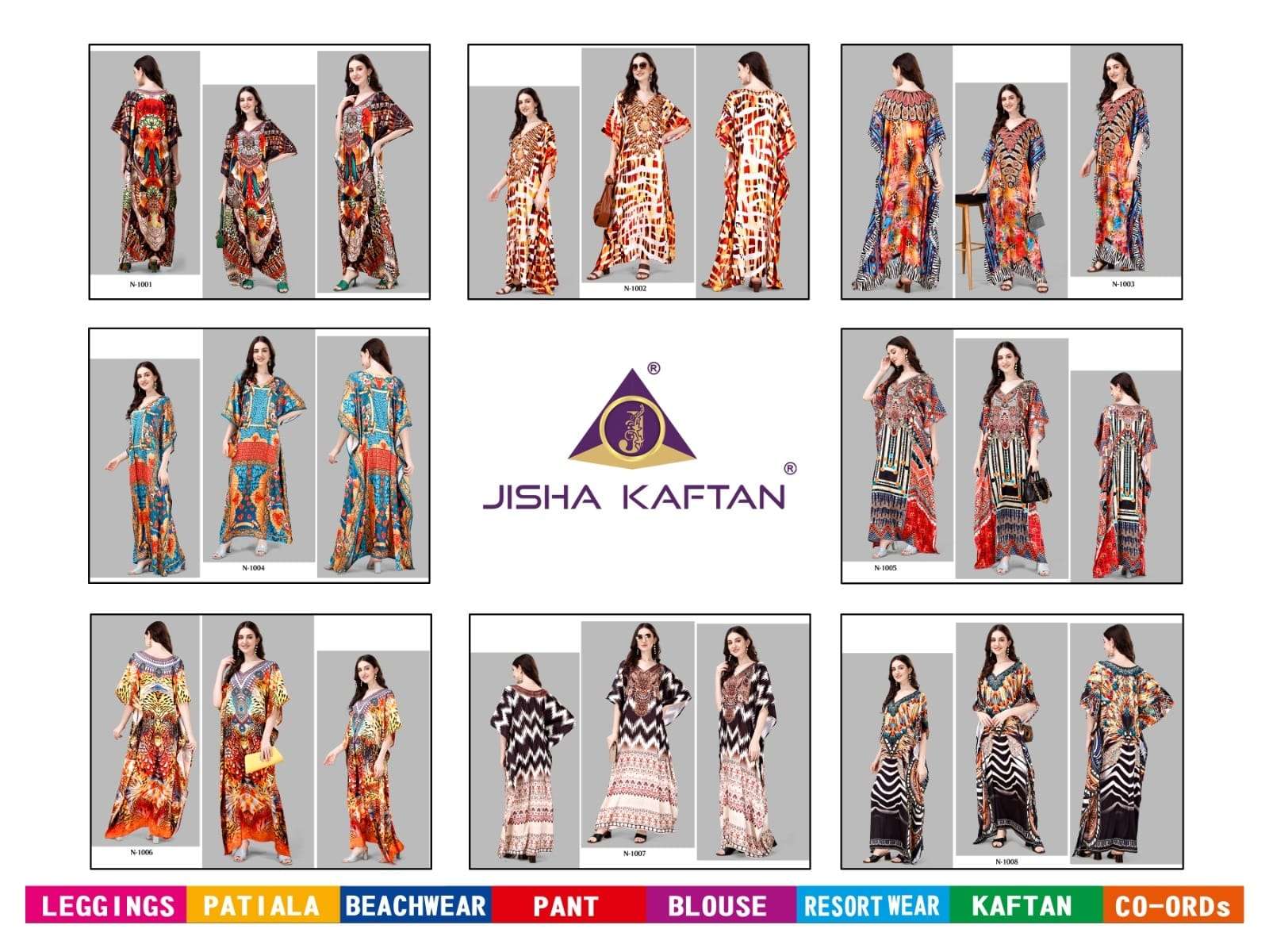 Jisha Kaftan vol -10 Kurti Wholesale catalog
