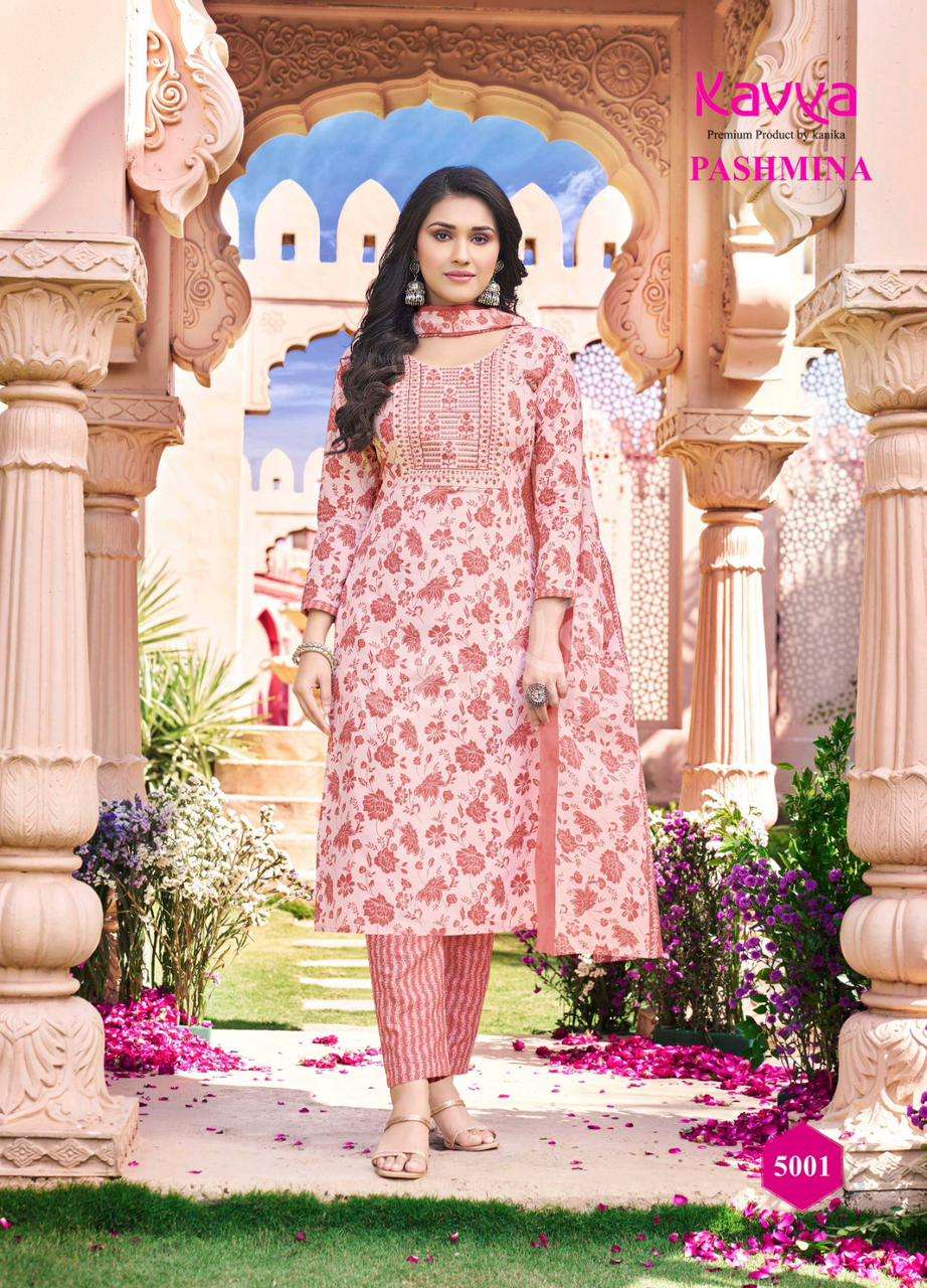 KAVYA  PASHMINA Vol -5 Kurti Wholesale catalog