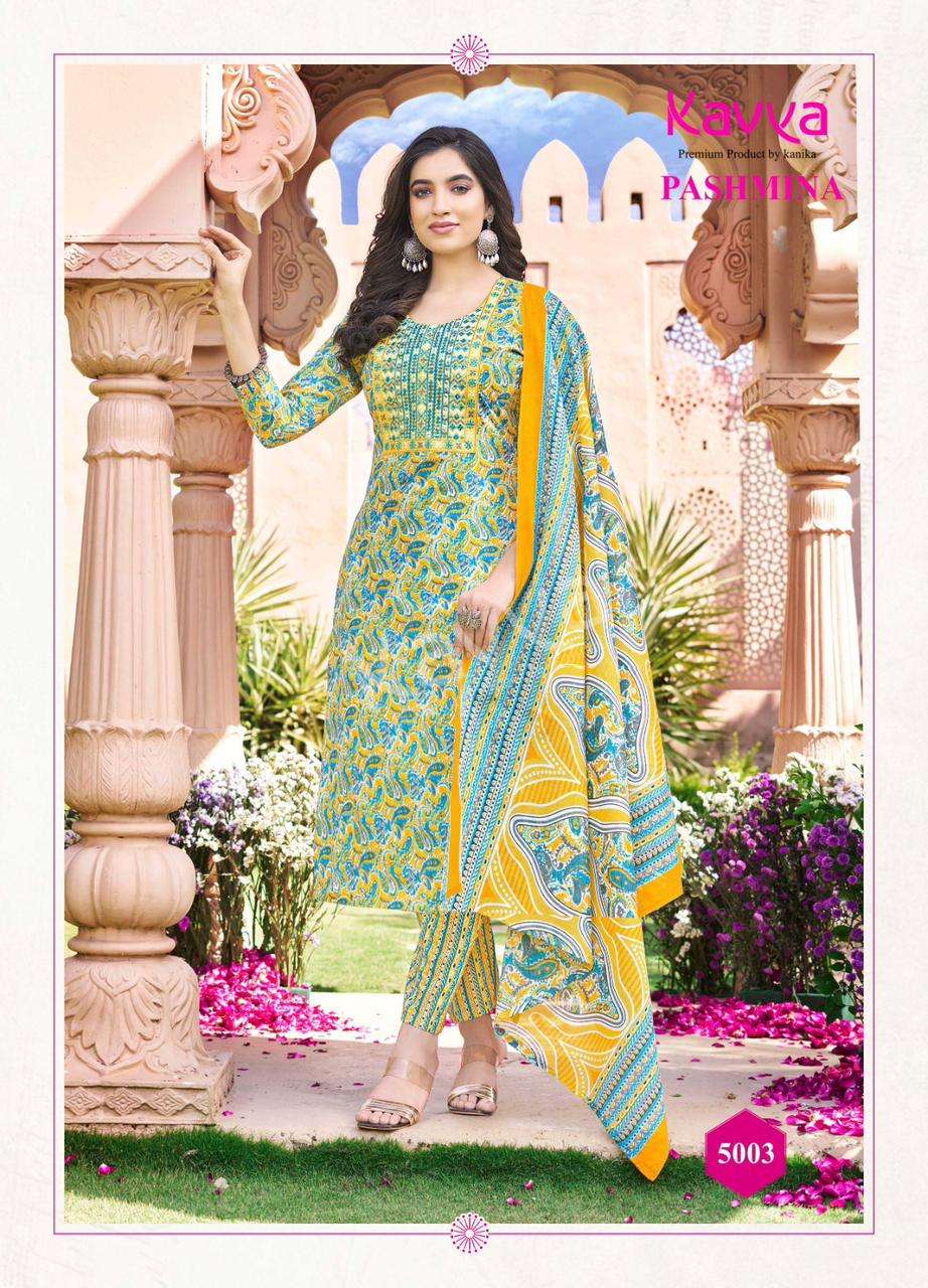 KAVYA  PASHMINA Vol -5 Kurti Wholesale catalog