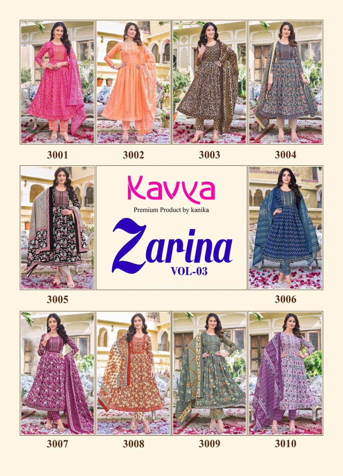 KAVYA ZARINA vol 3 Kurti Wholesale catalog