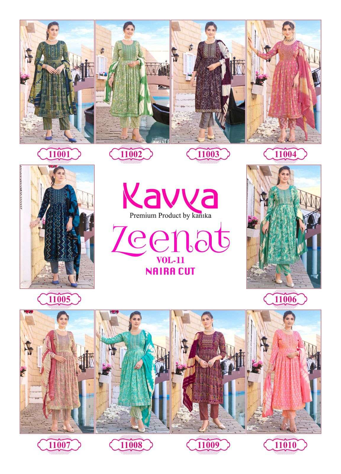 KAVYA ZEENAT VOL 11 Kurti Wholesale catalog