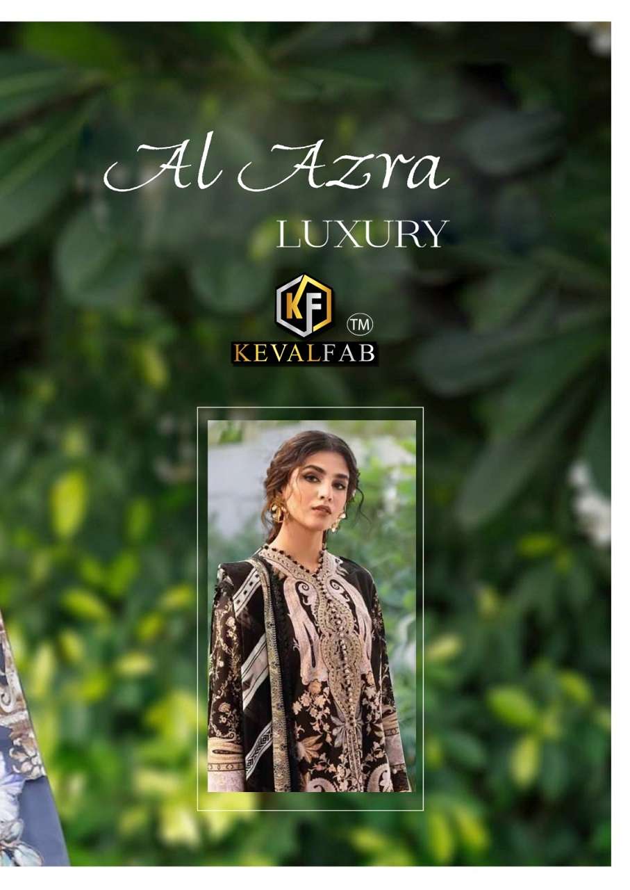 Keval Alzara Vol-4 – Luxury Cotton Dress Material Wholesale Catalog