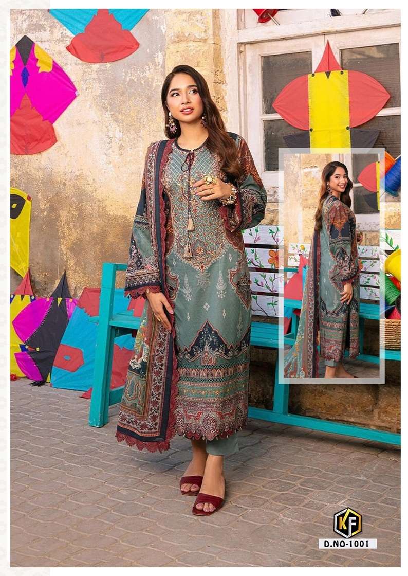 Keval Asim Jofa Luxury Digital Print Cotton Dress Material Wholesale Catalog