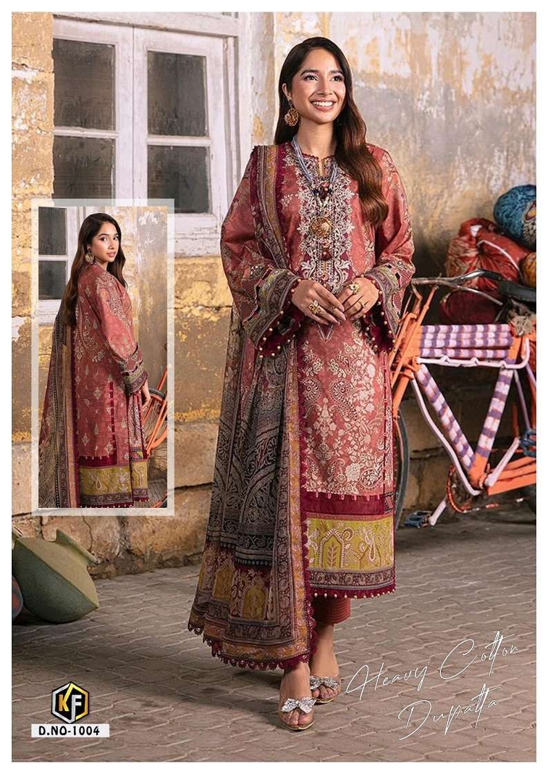 Keval Asim Jofa Luxury Digital Print Cotton Dress Material Wholesale Catalog