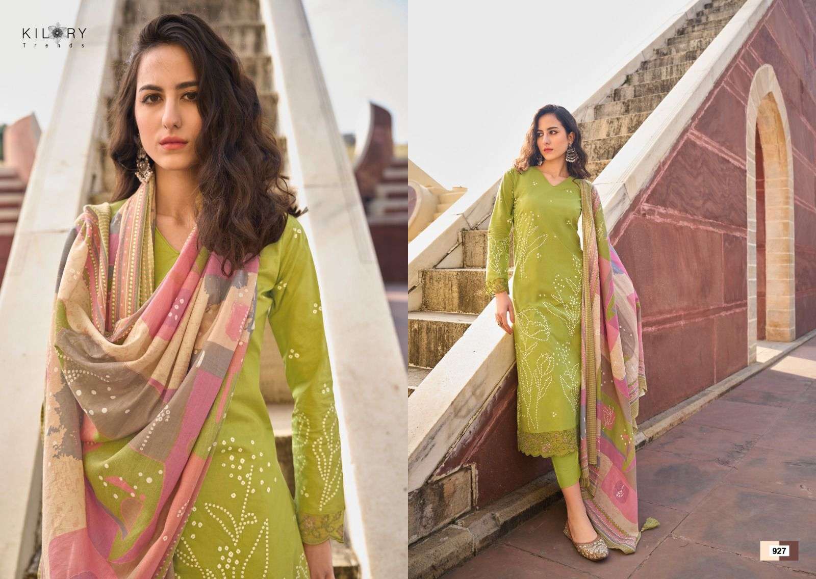 Kilory Printskari Embroidred Khaddi Print Salwar Kameez Wholesale catalog