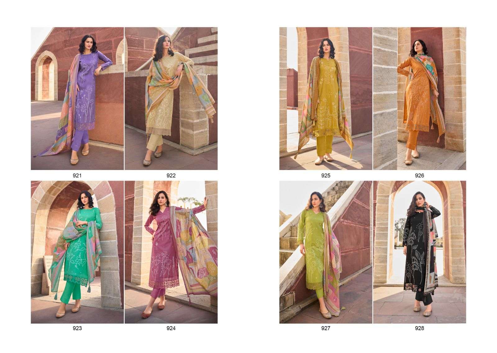 Kilory Printskari Embroidred Khaddi Print Salwar Kameez Wholesale catalog